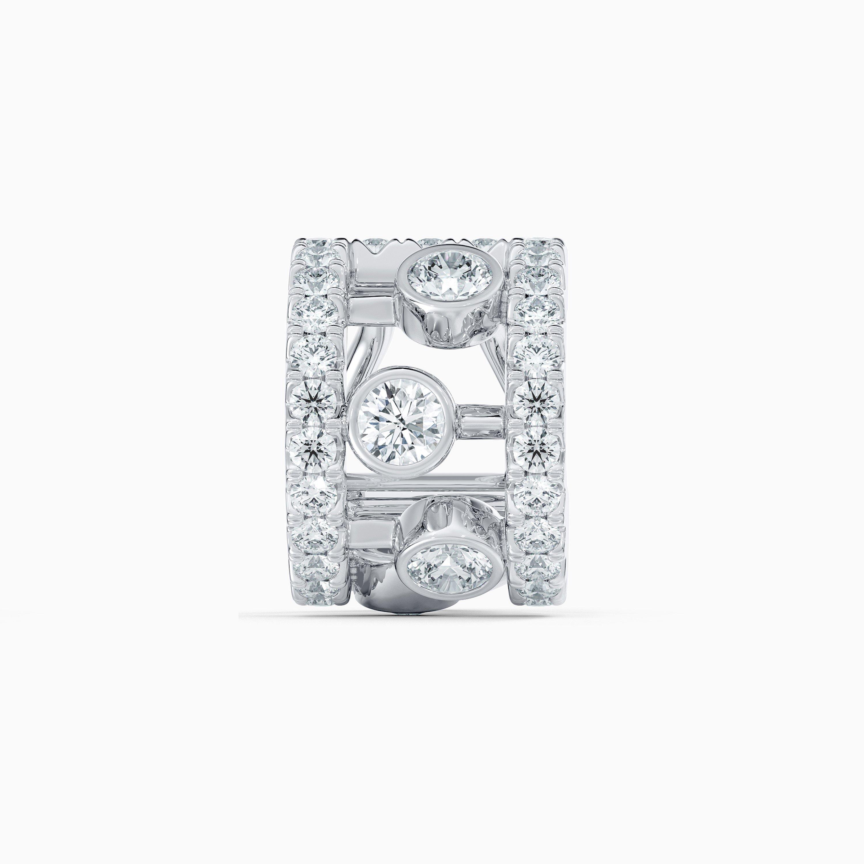 Dewdrop 白金鑽石耳骨夾, image 1
