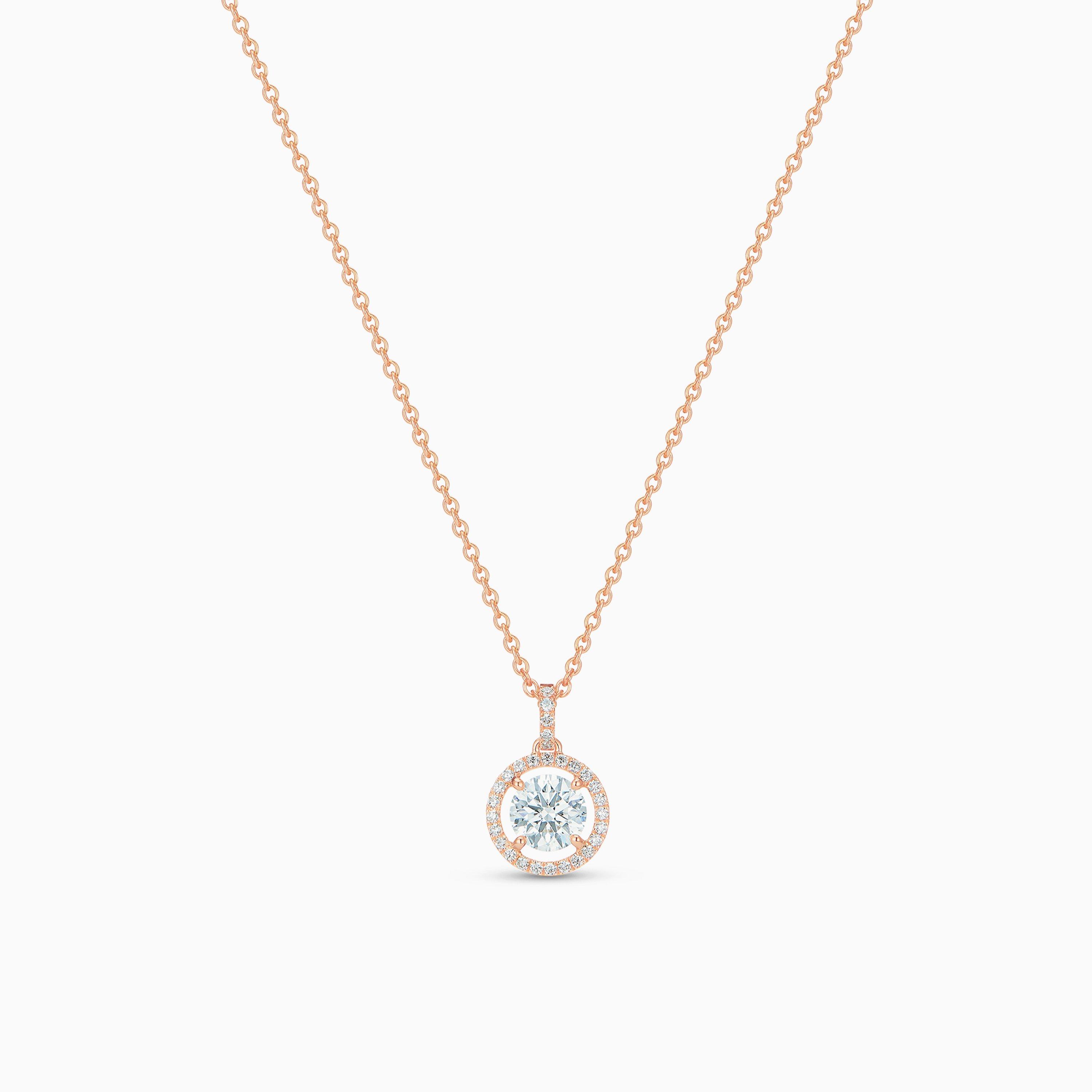 Aura Round Brilliant Diamond Pendant