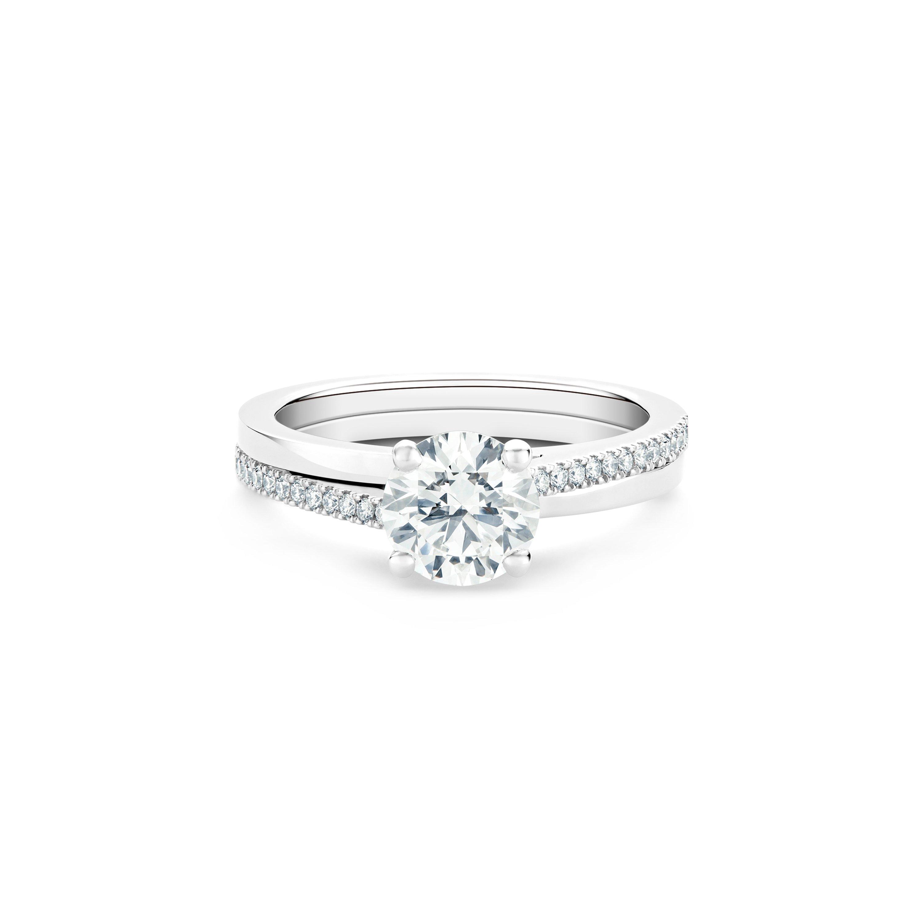Solitaire The Promise diamant taille brillant, image 1