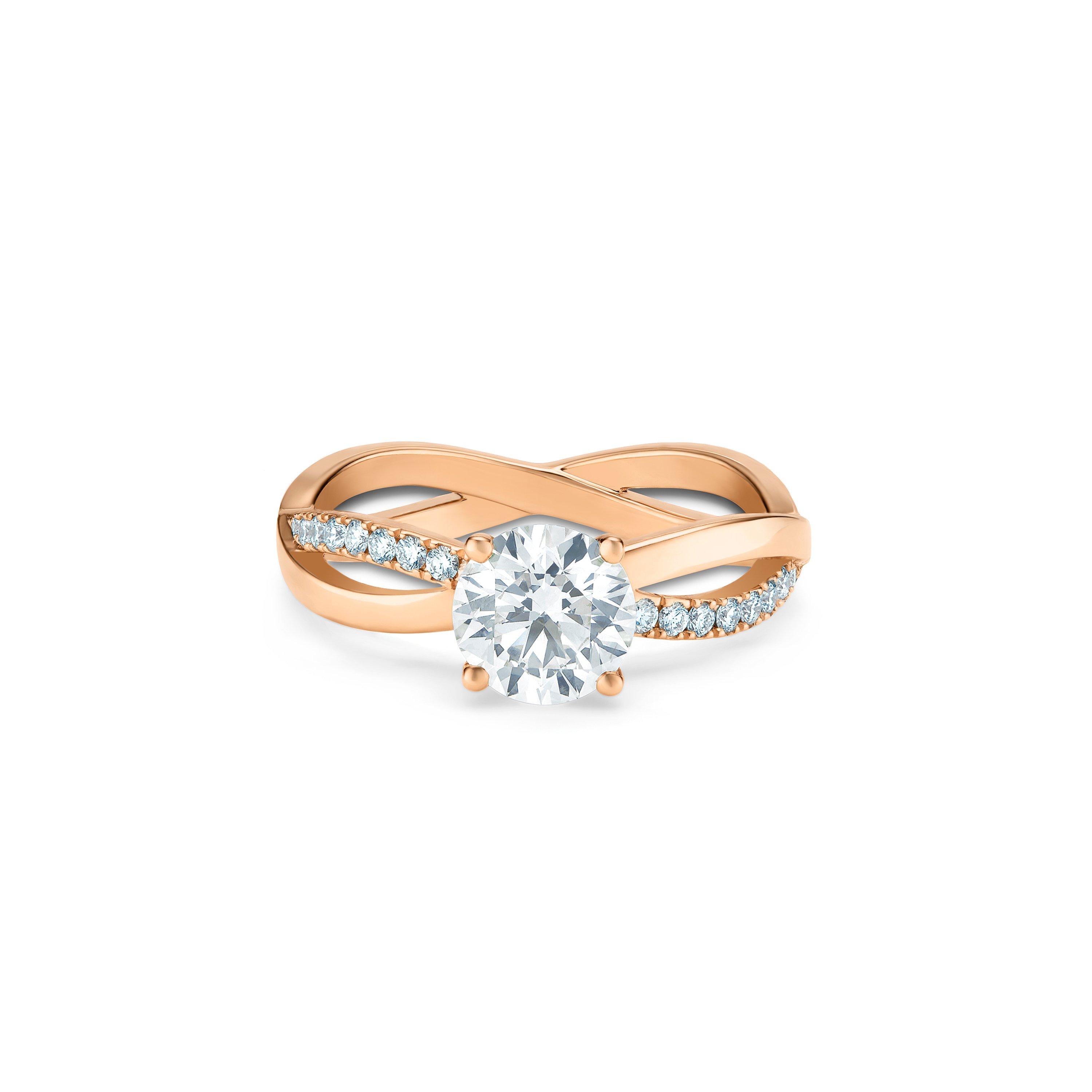 Solitaire Infinity Diamant Rond Brillant, image 1