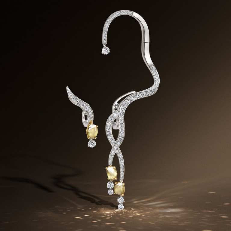 Interlace Cuff Earrings Essence of Nature Collection